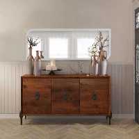 آینه الف مدل قدی طرح بینا