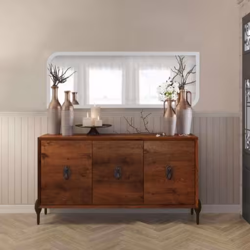 آینه الف مدل قدی طرح بینا