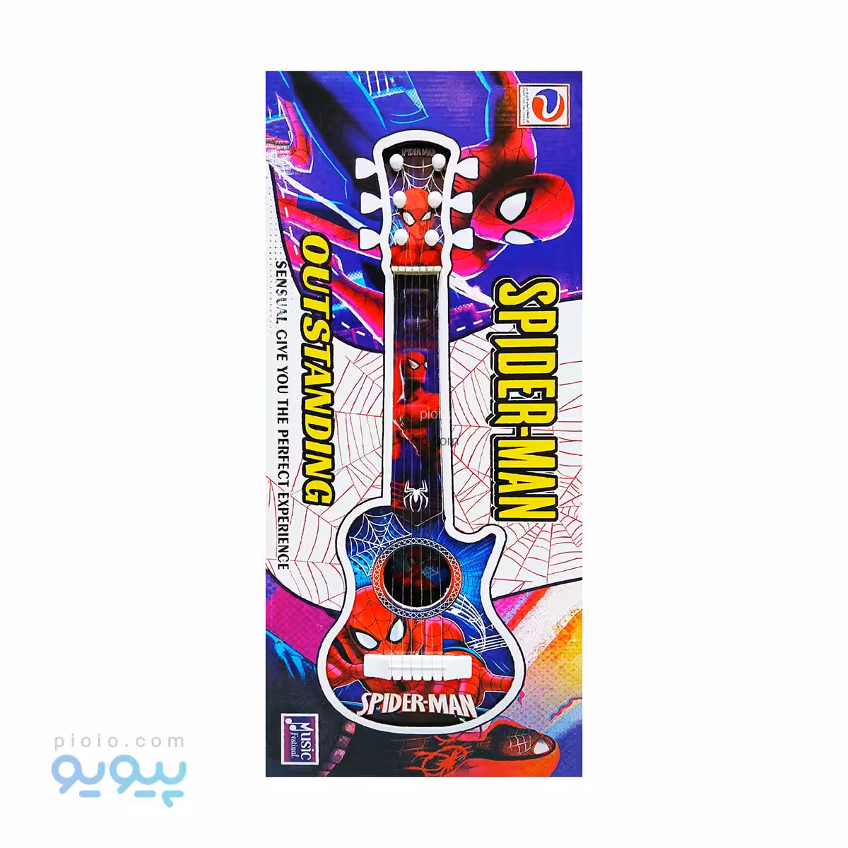 گیتار متوسط الکتریکی طرح مرد عنکبوتی پارس مدل 6372 عمده و کارتنی