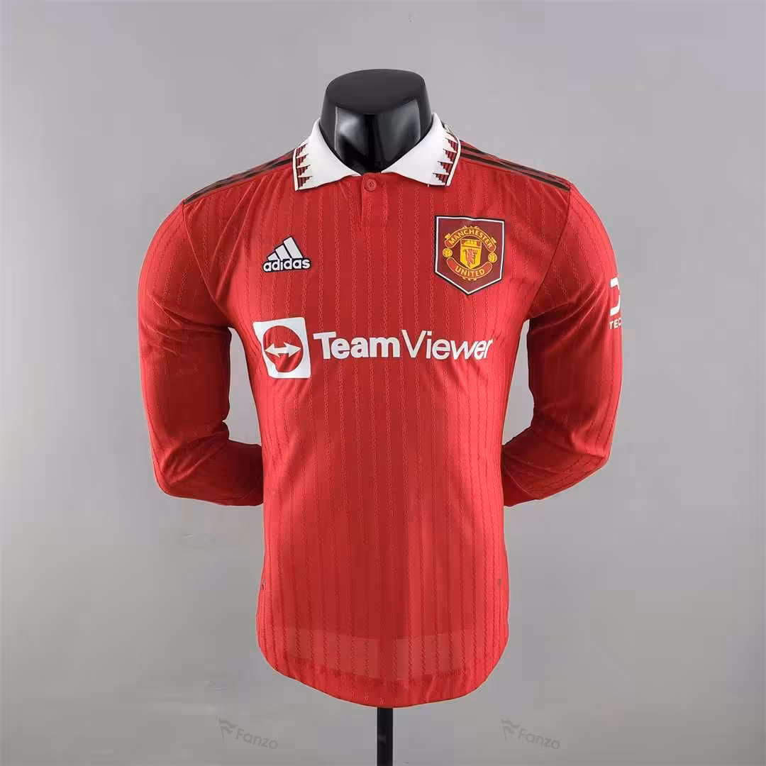 لباس اول منچستریونایتد 2023-2022 آستین بلند | بازیکن (پلیری)