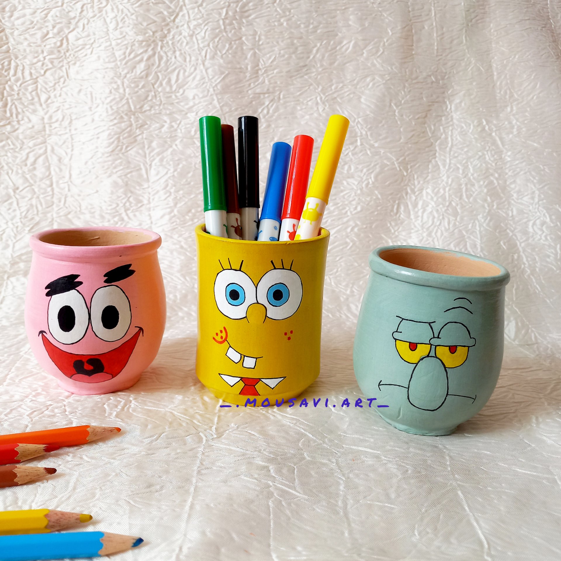 جامدادی سفالی  باب اسفنجی