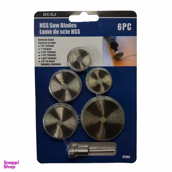 مجموعه 6 عددی فرز انگشتی مدل پولکی