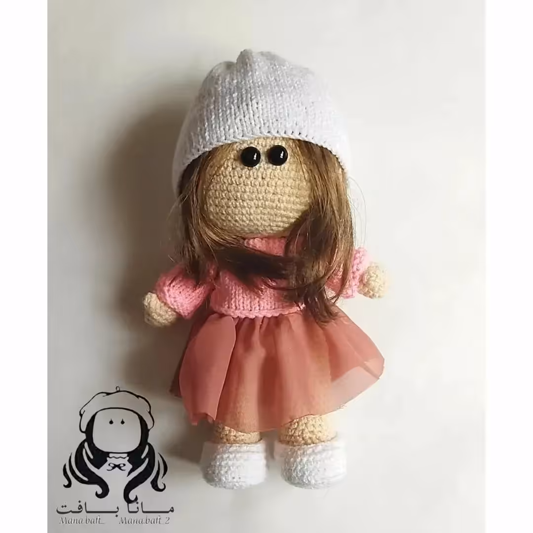 عروسک روسی بافتنی