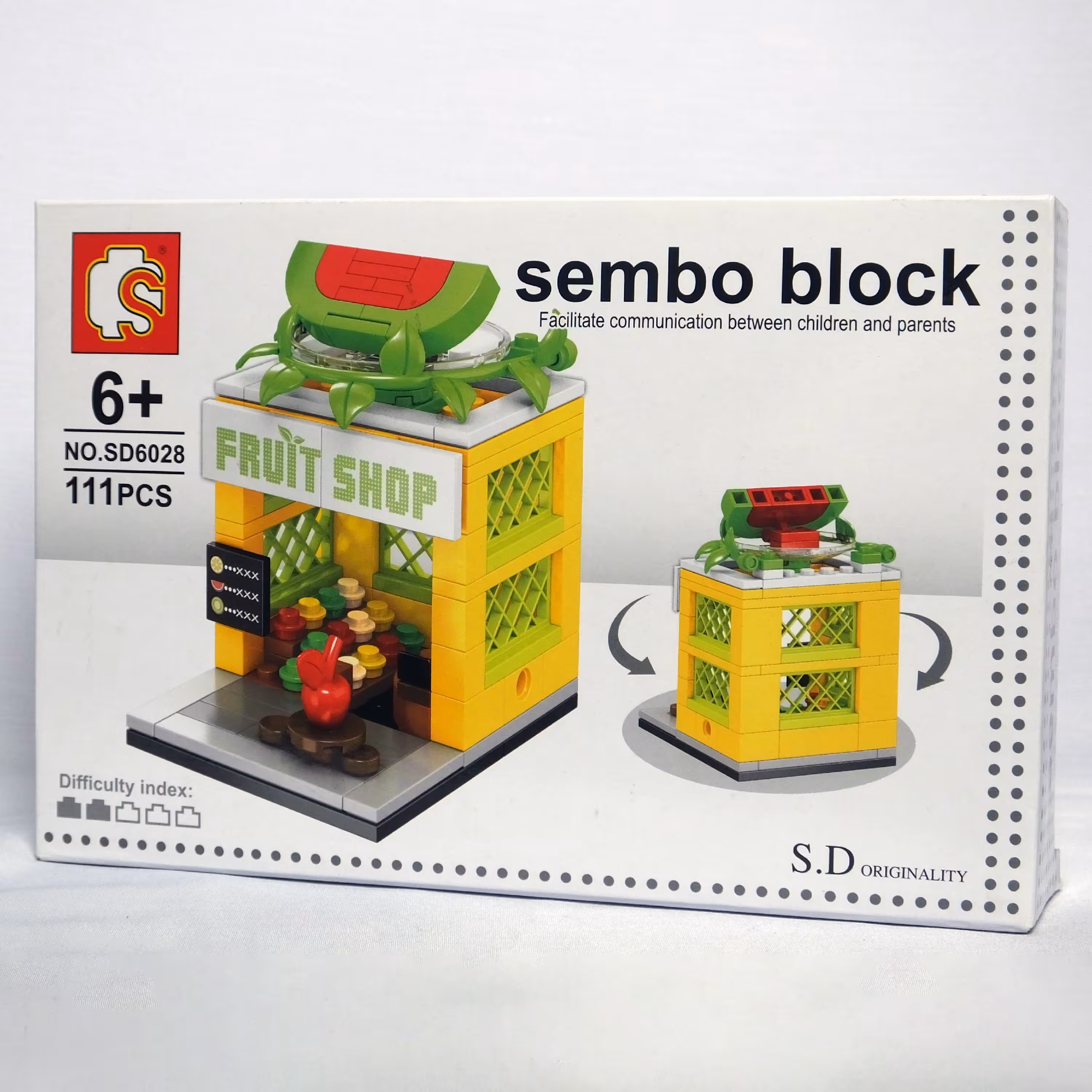 لگو sembo block مدل میوه فروشی