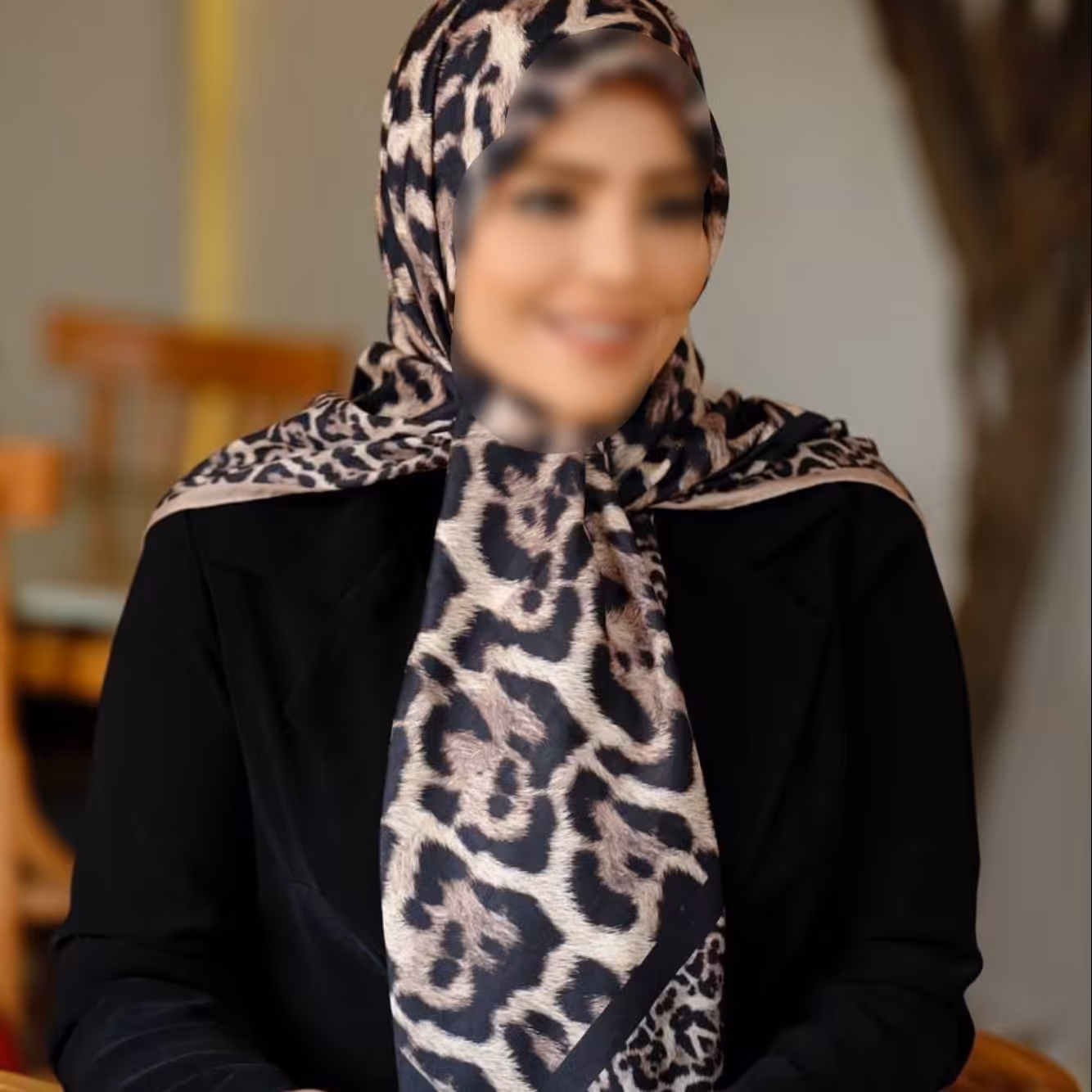 روسری پلنگی 