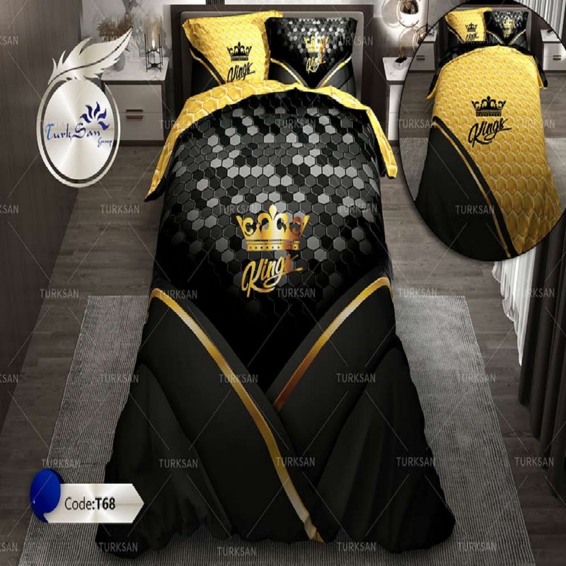 سرویس روتختی ترکسان کد T-68 یکنفره 4 تکه دو رو