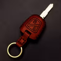 جاسوییچی چرم طبیعی گاوی قرمز مناسب تیبا 1