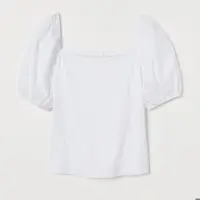 تاپ آستین پفی زنانه اچ اند ام سایز XL  معادل 42به 44