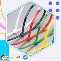 بست کمربندی 30 سانت سفید فروزش . بسته 100 عددی ( ارسال رایگان ابزار حسین)