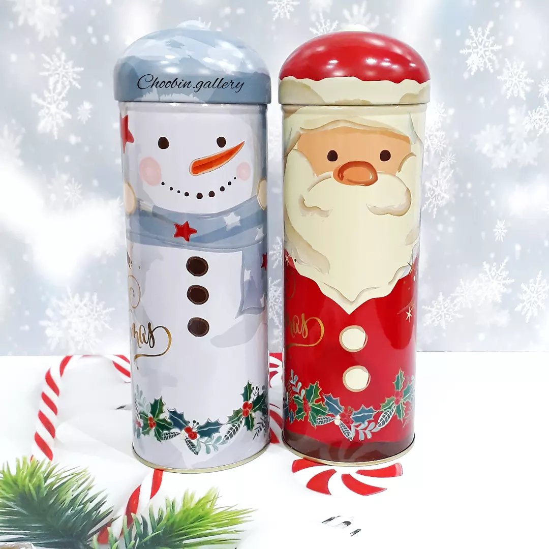 بانکه فلزی طرح آدم برفی