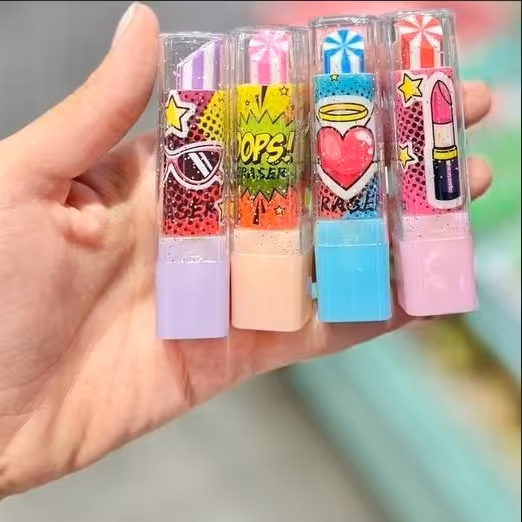 پاکن جوایزی  رژلبی جذاب غلاف دار - پاکن ماتیکی