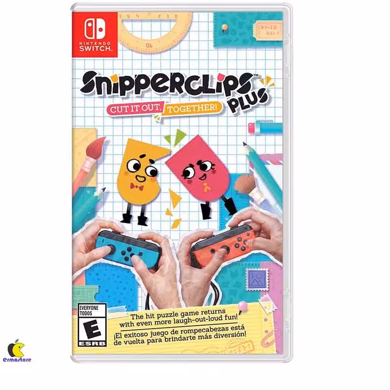 بازی اسنیپر کلیپ پلاس کات ایت توگدرنینتدوسوییچ Snipperclips plus cut it together
