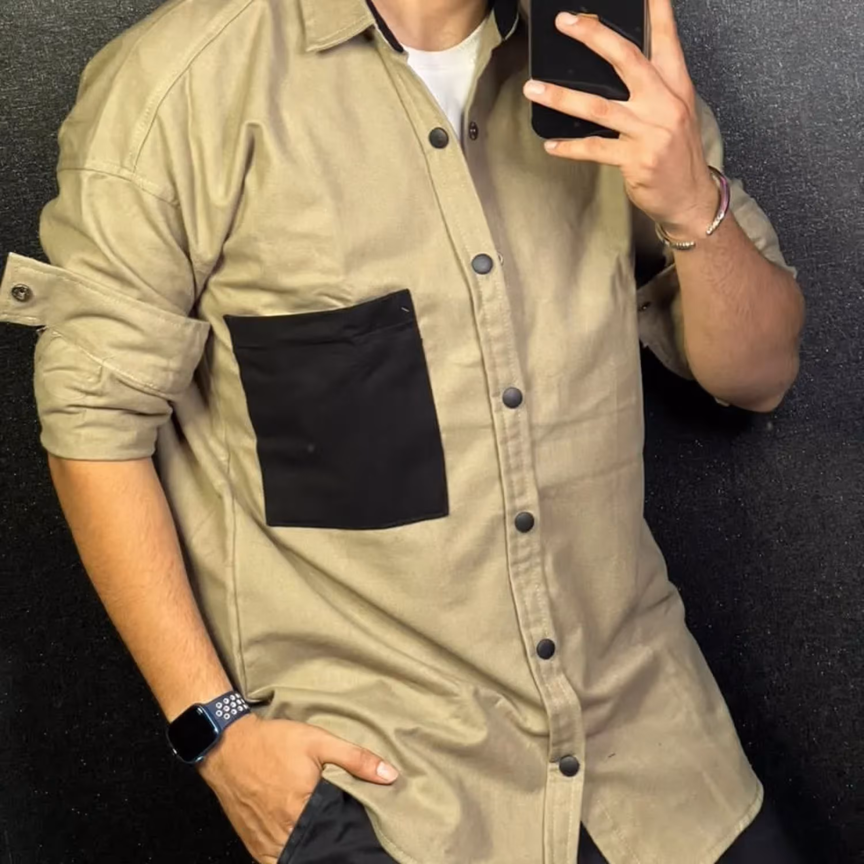 پیراهن خاص با پارچه فوتر صد درصد ضمانتی