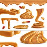 وکتور کره بادام زمینی | گرافیک با طعم تربچه