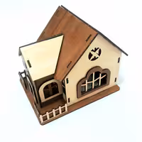 کلبه بزرگ چوبی