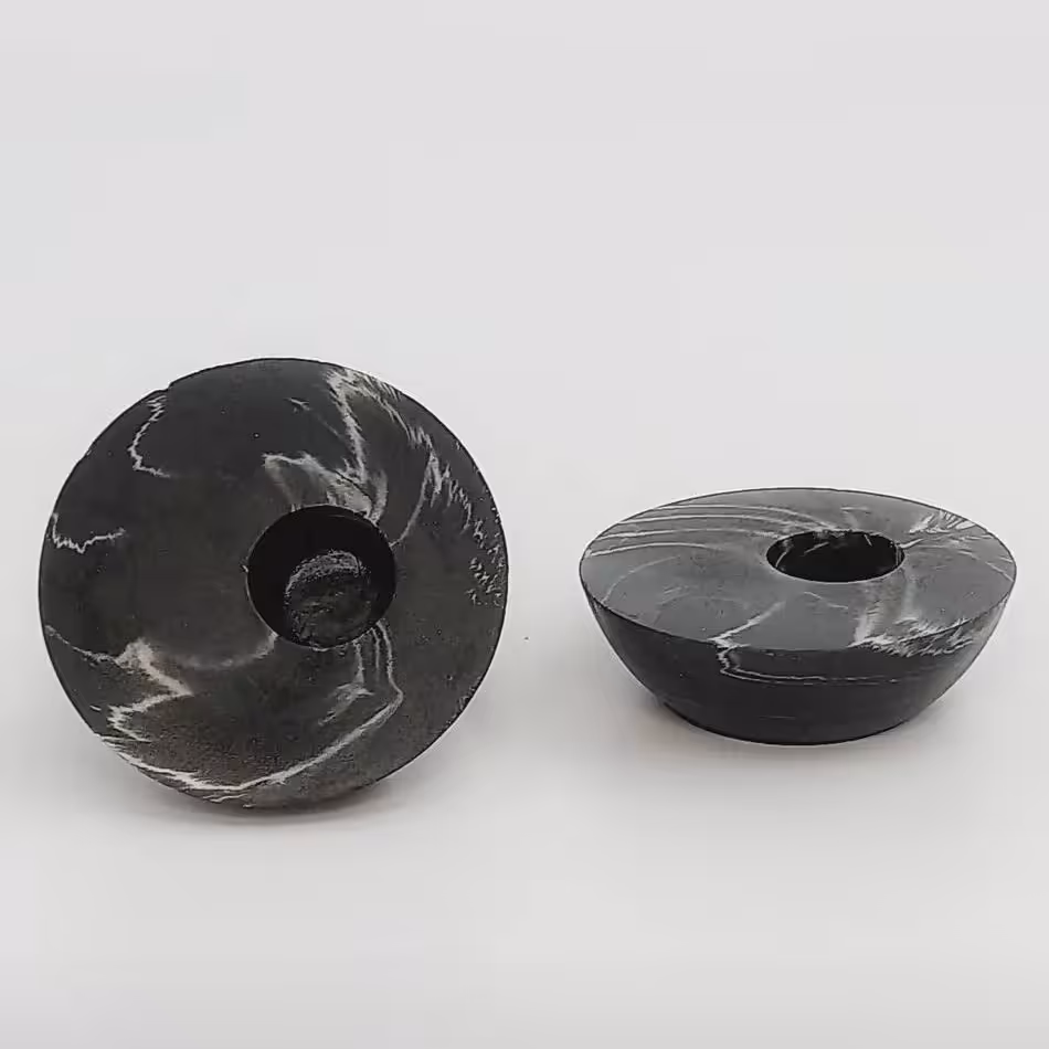 جاشمعی قلمی نیم دایره طرح سنگ لیانا ( 1عدد)