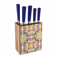 سرویس چاقو آشپزخانه 6 پارچه برندنی مدل مدیچی کاچا کد 53729