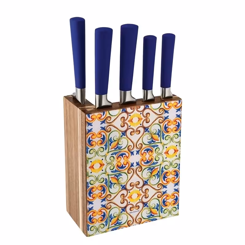 سرویس چاقو آشپزخانه 6 پارچه برندنی مدل مدیچی کاچا کد 53729