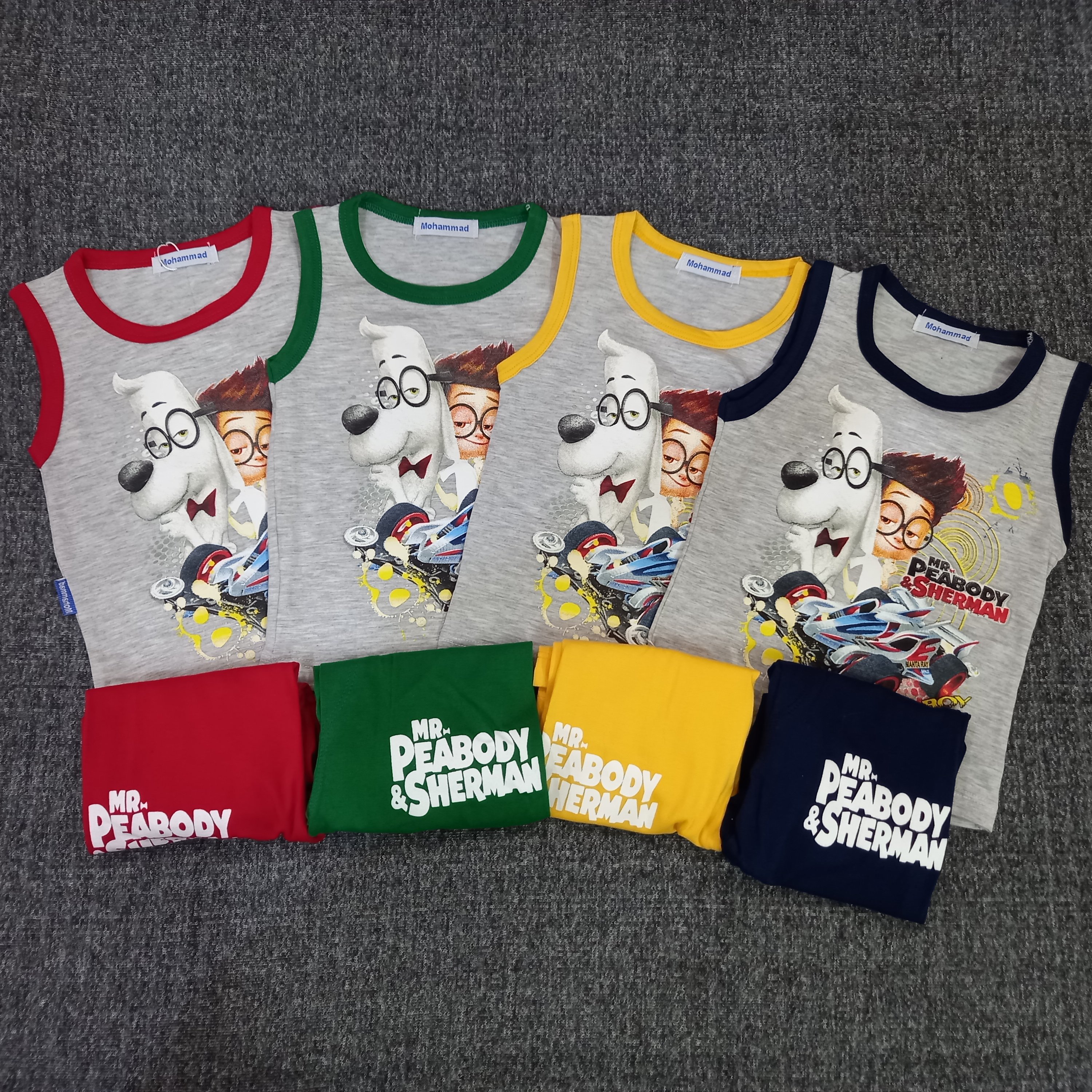 ست تاپ شلوارک پسرانه سایز35