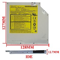 درایو لپ تاپ دی وی دی رایتر IDE Slim 12.7mm مکشی