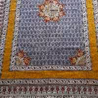 سفره ورومیزی قلمکاری صادراتی اعلا طرح ترنج سایز 2متری