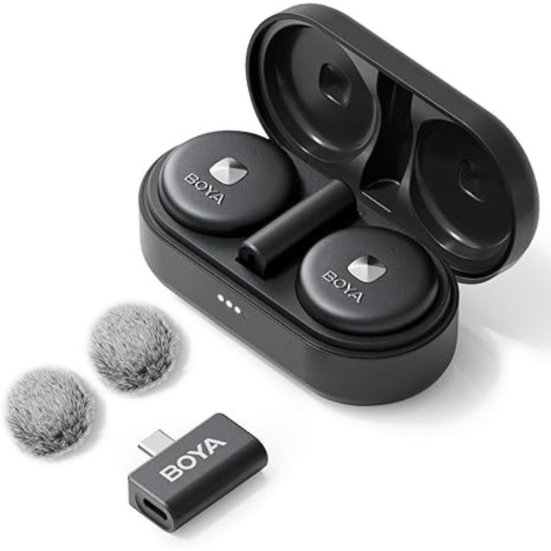 میکروفون یقه ای بویا BOYA Omic-U 2.4GHz Dual-Channel Wireless Microphone