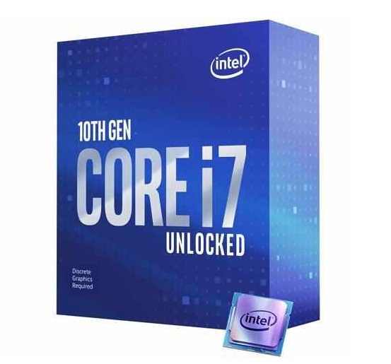 پردازنده CPU اینتل باکس مدل Core i7-10700KF فرکانس 3.8 گیگاهرتز