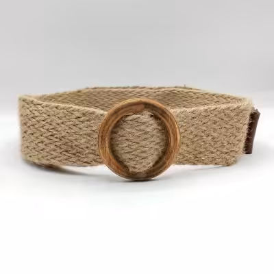 کمربند کنفی بافت گونی عرض 5 سانت - کد 2907