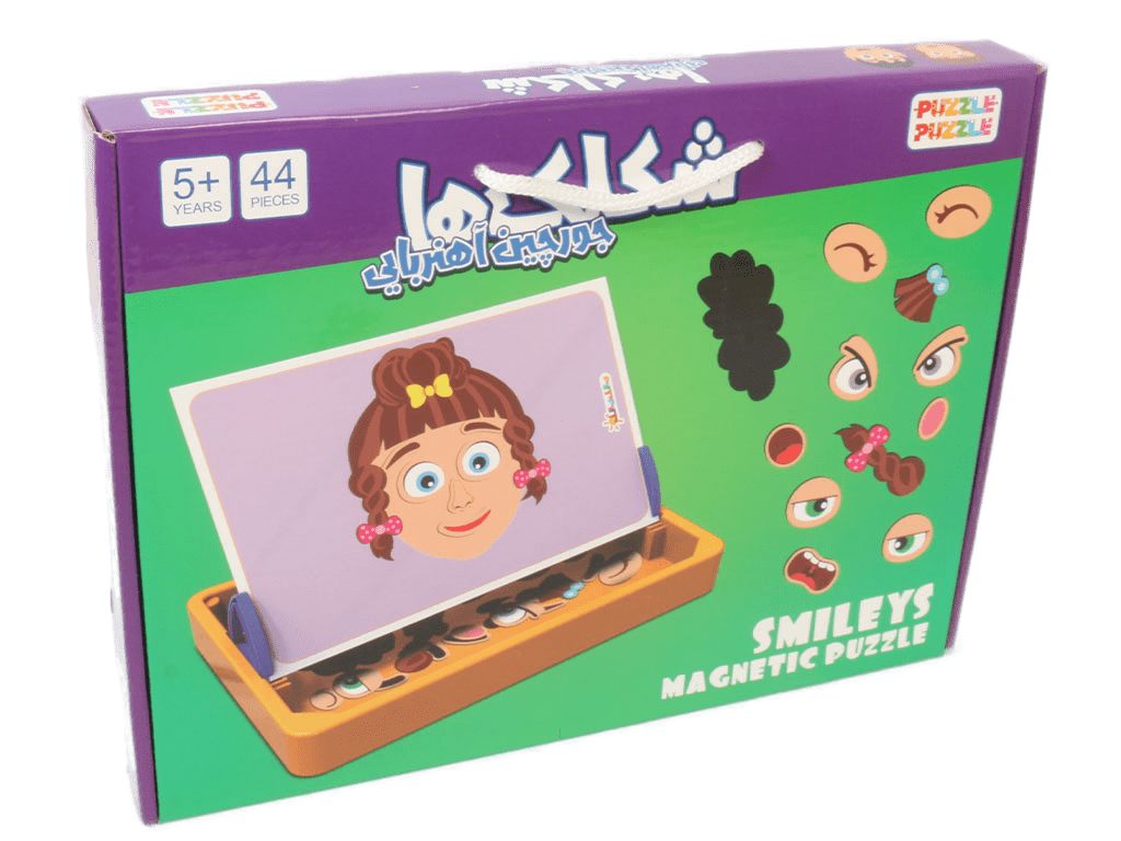 کیف جورچین آهنربایی شکلک ها 44 قطعه