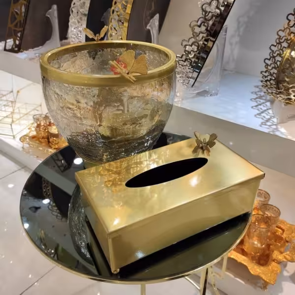 سطل و دستمال پروانه