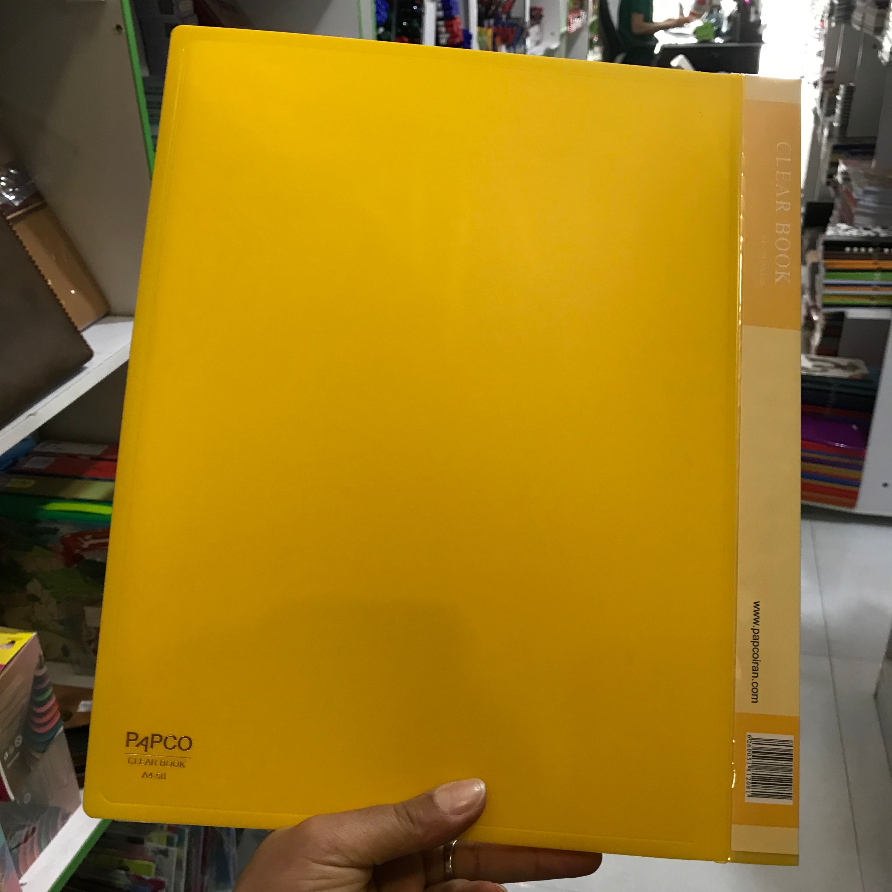 کلیربوک 50 برگ سیمی پاپکو