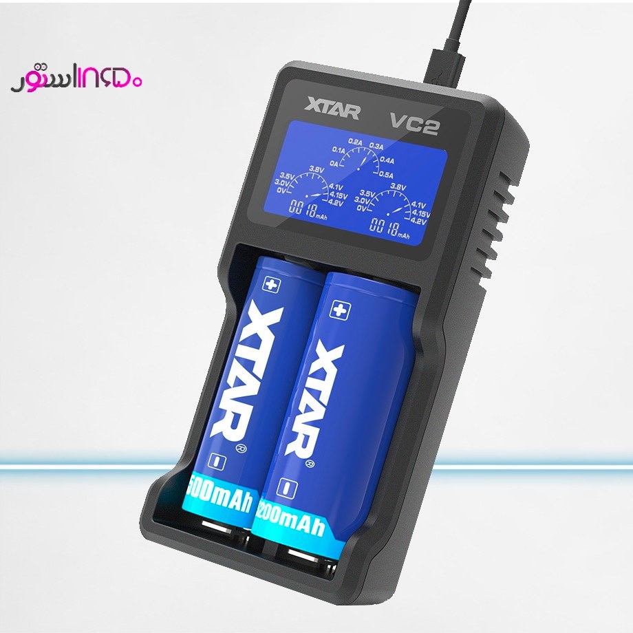 شارژر و تستر باتری لیتیوم-یون اکستار Xtar VC2