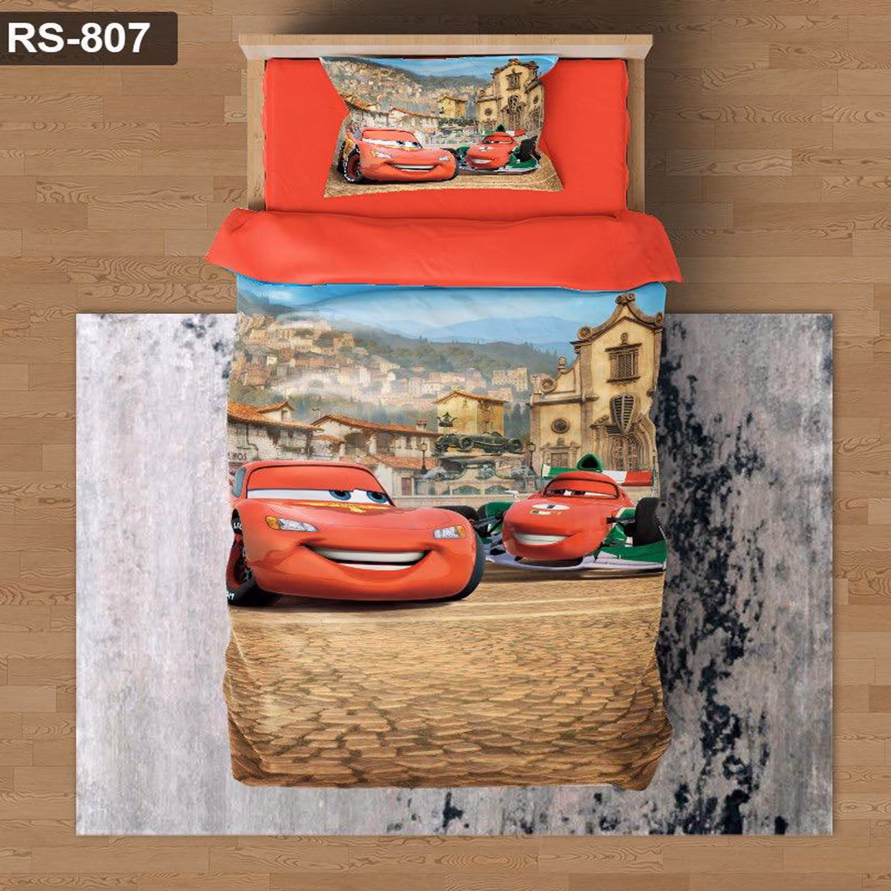 سرویس روتختی 1 نفره تنسل چاپی برندترک لند (Turk Land)  کد rs 807