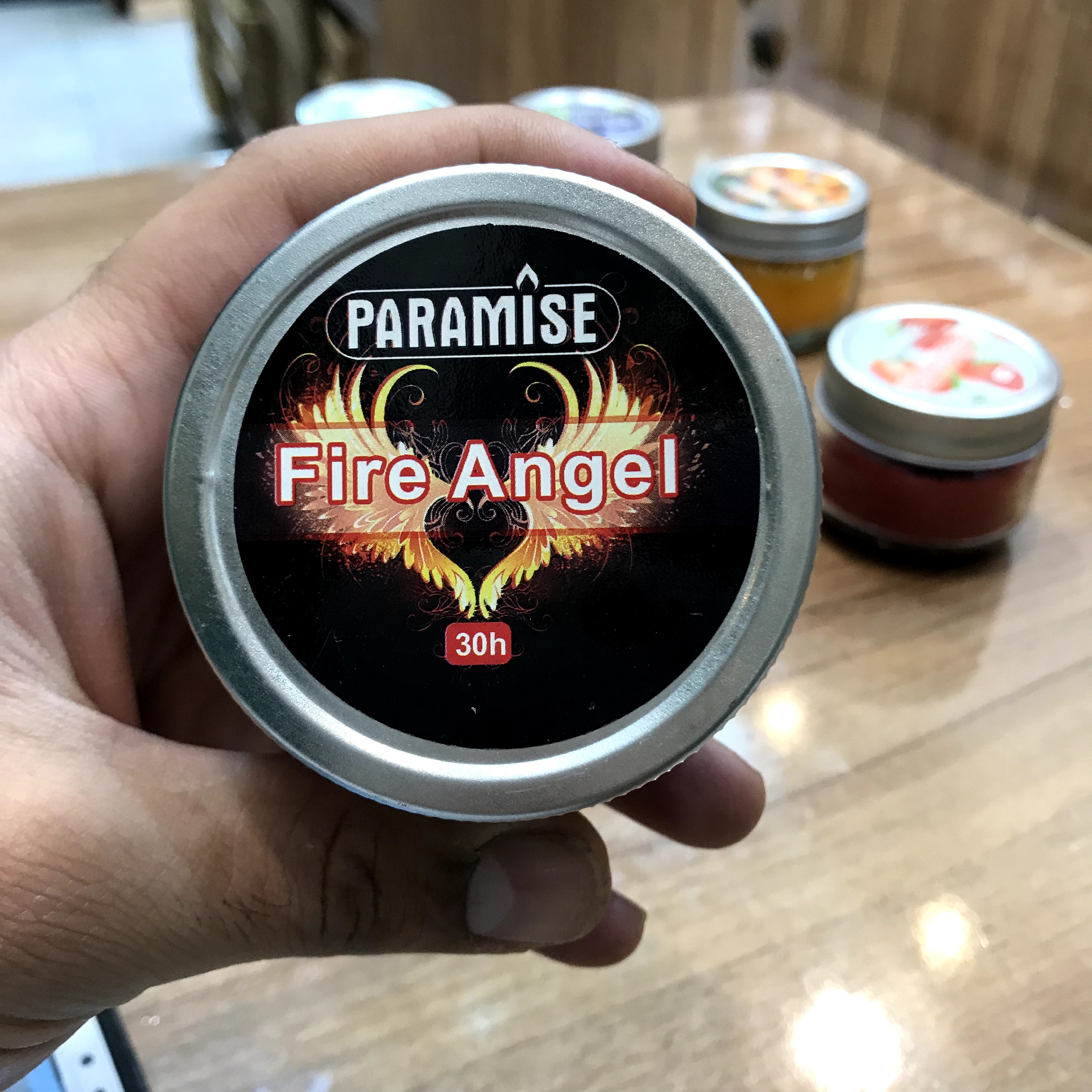 شمع عطری 30ساعته خارجی بارایحه fire angel