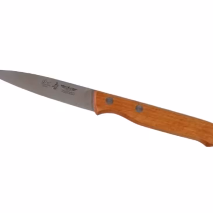 کارد تک دسته چوب تیغه فولادی حیدری 