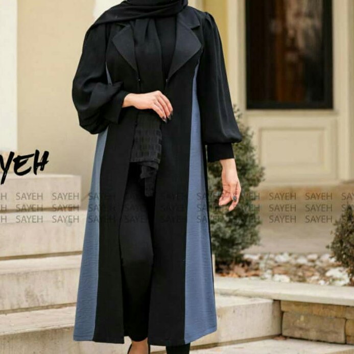 مانتو بلند گل شید