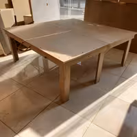 میز تاشو مدل M120120461 ( ارسال رایگان )  MDF خام سایز  120  در  120 سانتی متر 