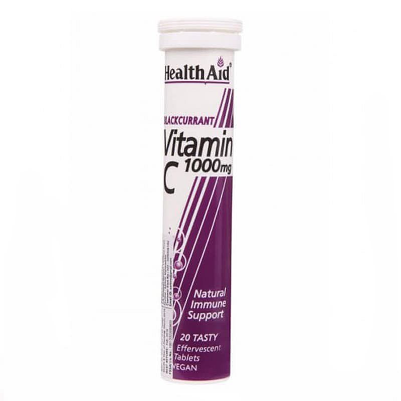 قرص جوشان ویتامین ث 1000 هلث اید ( انگور سیاه ) | Vitamin C 1000 | فارموکسین