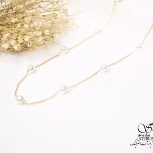 گردنبند زنانه مرواریدی برند ژوپینگ کد 5693