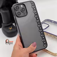کاور دیویا طرح گل  مناسب برای گوشی موبایل اپل iphone 14promax رنگ طلایی