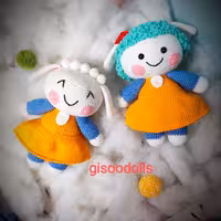 عروسک بافتنی ببعی و ببعو