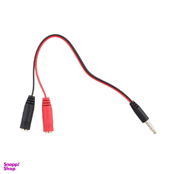 کابل تبدیل 1 به 2 جک 35 میلیمتری مدل PAR1 طول 02 متر