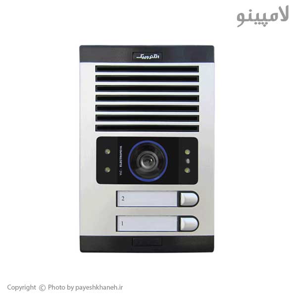 پنل آیفون تصویری الکتروپیک مدل 1086 دو واحدی