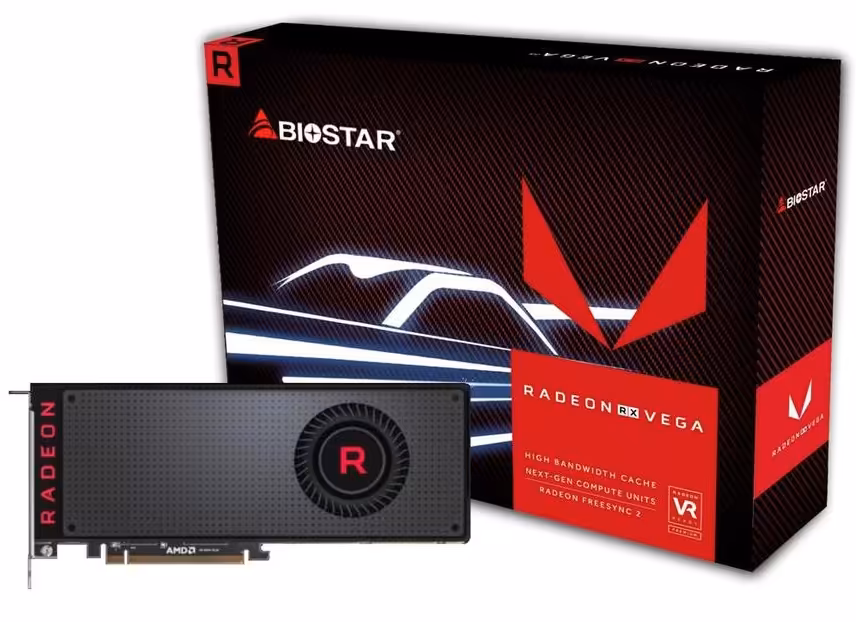 کارت گرافیک بایوستار مدل آر ایکس وگا 56 با حافظه 8 گیگابایت