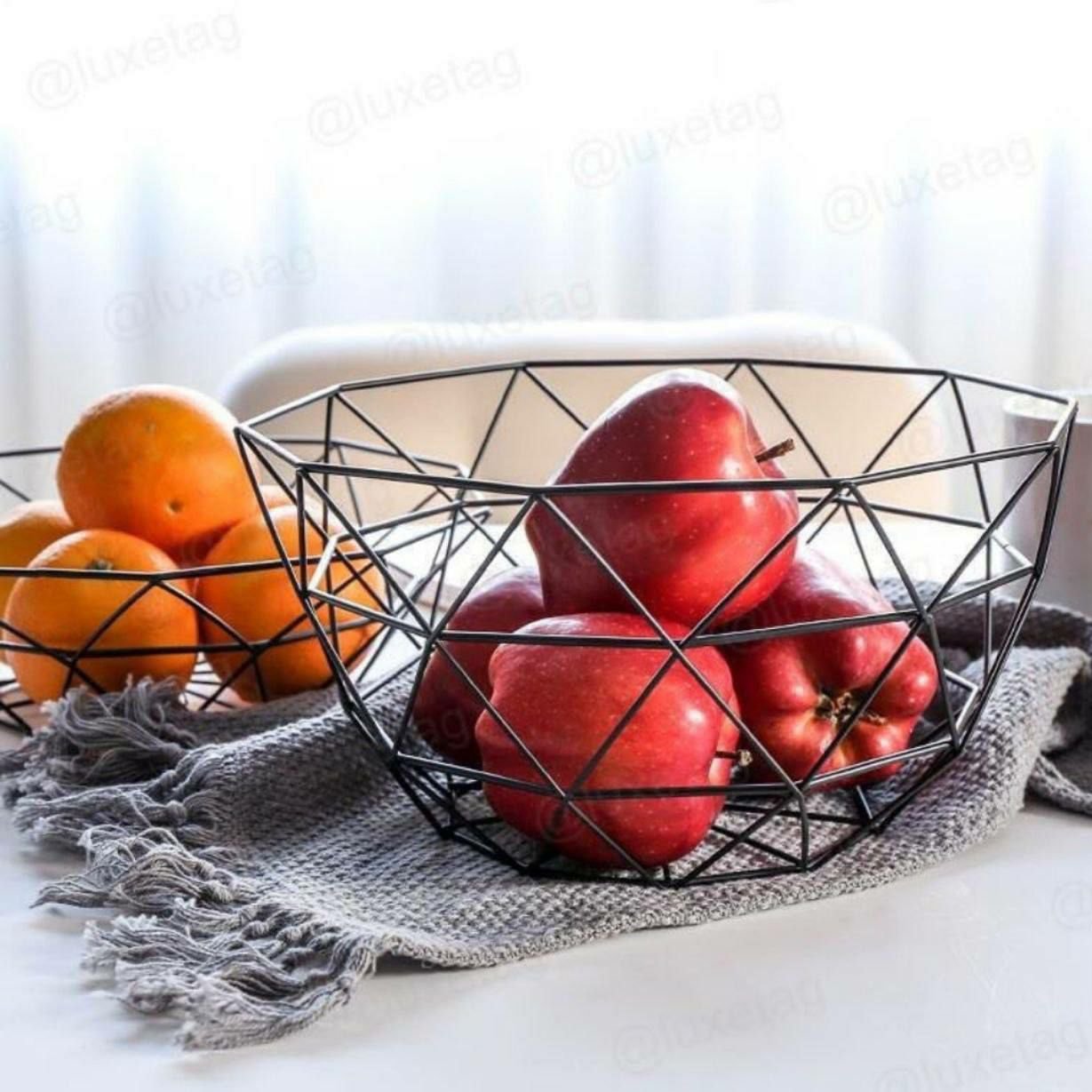 سبد فلزی استند میوه و دکور