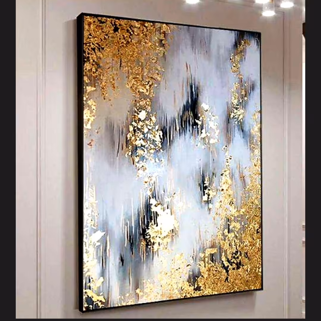 نقاشی دکوراتیو آبستره  سایز 70 در 100