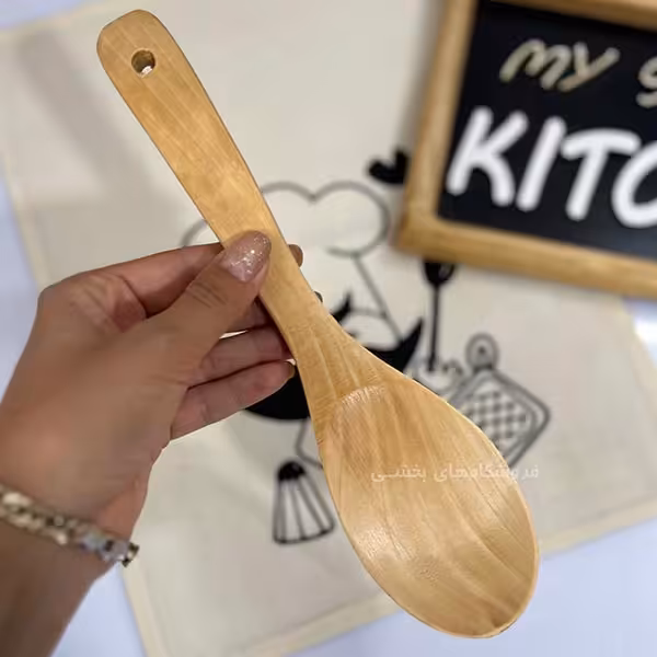 کفگیر چوبی بلند