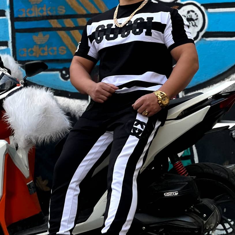 ست تیشرت و اسلش 