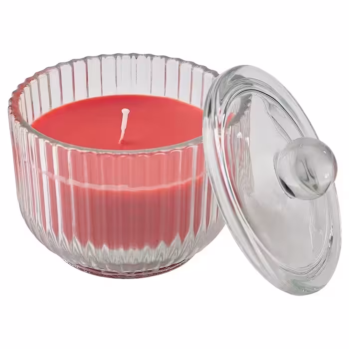 شمع لیوانی ایکیا مدل VINTERFINT کد 205.257.47  زمان اتمام 20 ساعت