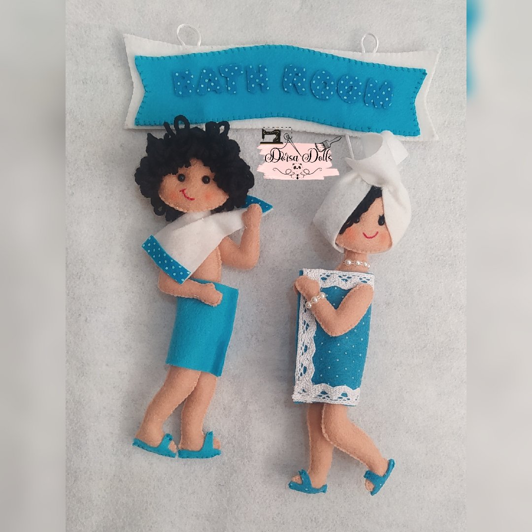 نشانگر حمام،جنس نمدی،قابل سفارش در رنگهای مختلف،تماما با دست دوخته شده